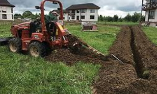 Копка траншей для водопровода в Малоярославце: цена за метр от 954 руб.